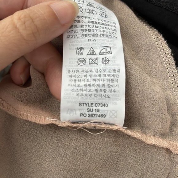 J. Crew Black Ruffle Sleeveless Tank Blouse Double Layer Flowy Chic - Picture 8 of 9